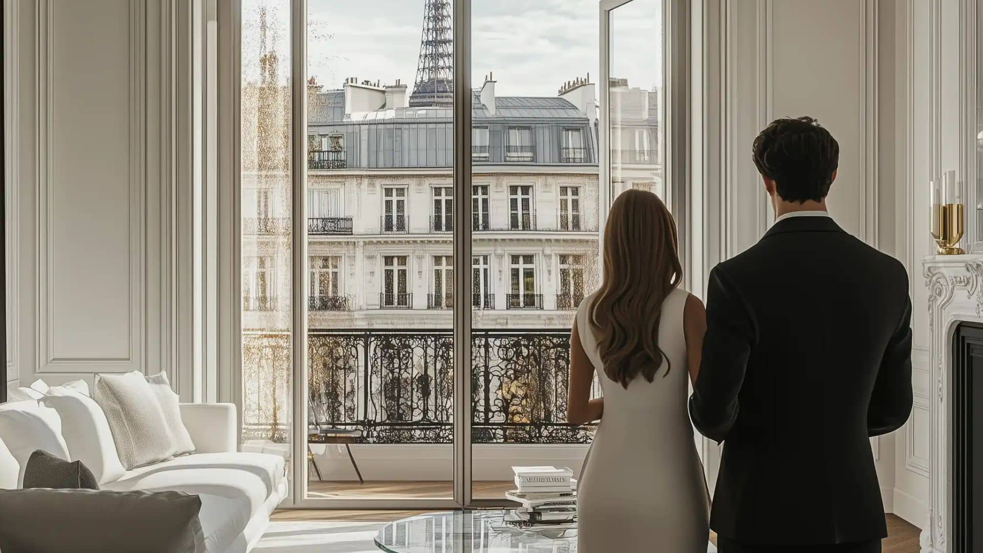 English-speaking real estate agents in Paris helping expats find luxury apartments with Eiffel Tower views