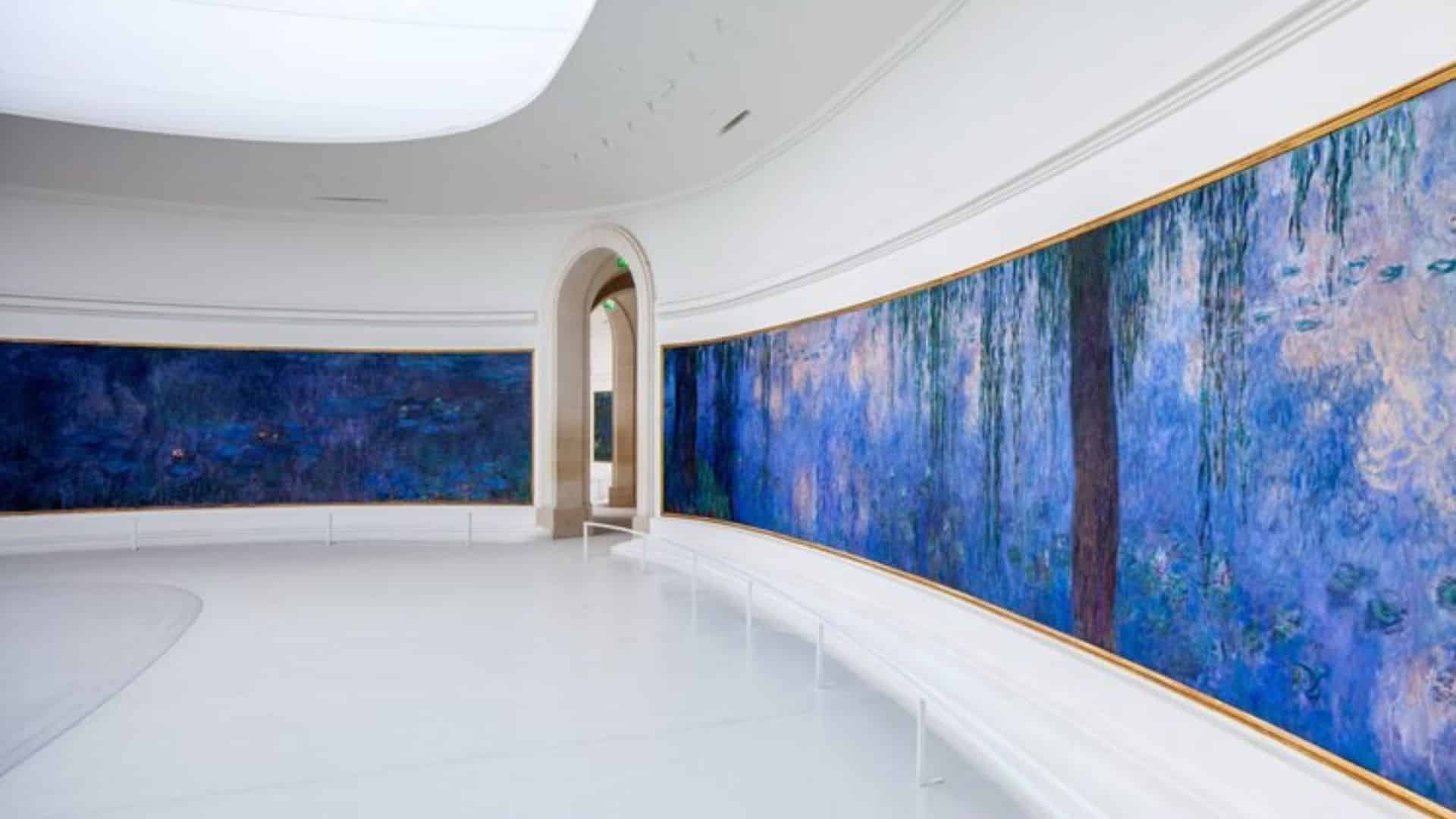 Claude Monet’s Water Lilies at Musée de l’Orangerie near the 1st arrondissement of Paris