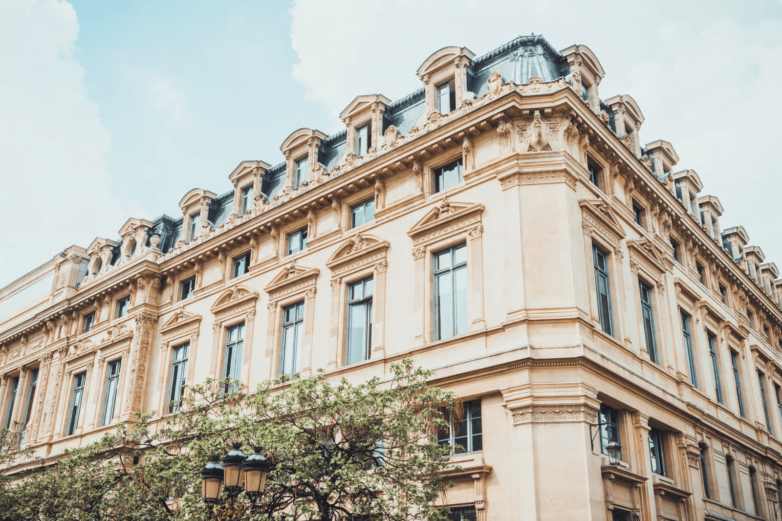 Haussmann architecture in Paris illustrating a protected and stable real estate market that is structurally not a bubble.